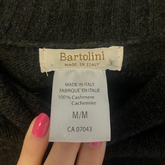 Bartolini - Made in Italy Black 100% Cashmere Sweater - Picture 4 of 5